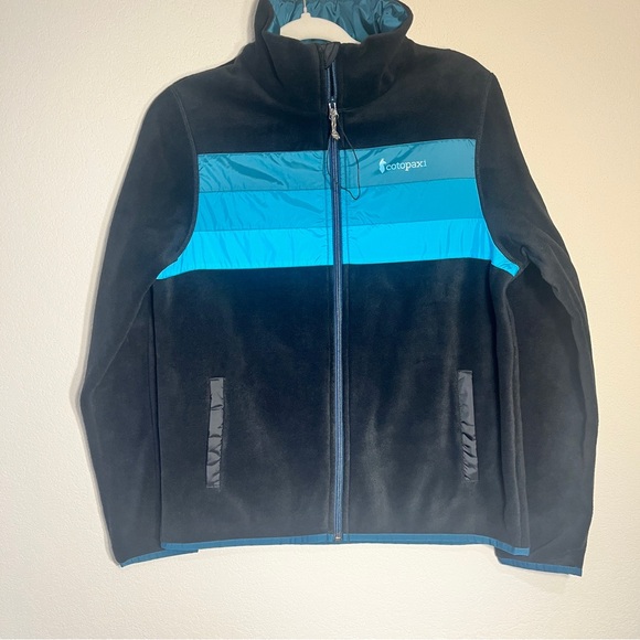 NWOT Cotopaxi Womens Blue Black and Teal Teca Fleece Full Zip Jacket Outdoorsy M - Picture 5 of 13